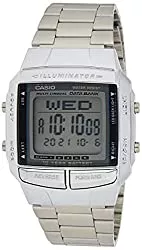 CASIO Uhren CASIO Herren Digital Quarz Uhr mit Edelstahl Armband DB-360-1A