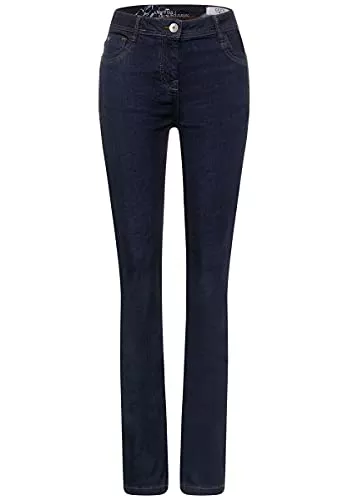 Cecil Jeans Cecil - Slim Fit Denim in Rinsed Wash-32er Länge
