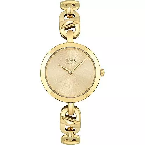 BOSS Uhren BOSS Damen Analog Quartz Uhr mit Edelstahl Armband 1502591