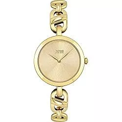 BOSS Uhren BOSS Damen Analog Quartz Uhr mit Edelstahl Armband 1502591