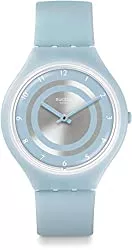 Swatch Uhren Swatch Unisex Erwachsene Digital Quarz Uhr mit Silikon Armband SVOS100