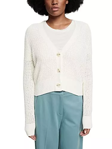 ESPRIT Strickjacken ESPRIT Cardigan aus Lochstrick