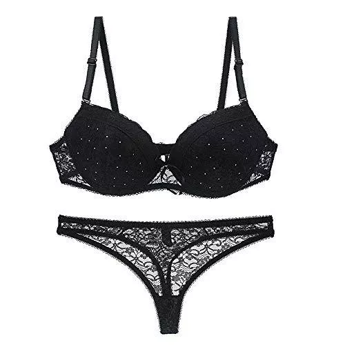 Swbreety Unterwäsche & Dessous Swbreety Damen Dessous Sexy Push Up Spitze BH Unterwäsche Bikini Höschen Set