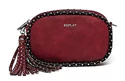REPLAY Taschen & Rucksäcke Replay Eco-Leather Crossbody Bag Red