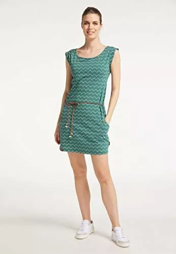 Ragwear Freizeit Ragwear TAG CHEVRON Damen Kleid Streetwear 100% vegan