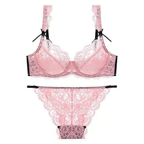 Cwang Unterwäsche & Dessous Cwang Damen BH Set Spitze Push Up Bügel BH Bra und Slip Unterwäsche Lingerie Panty Dessous Sets