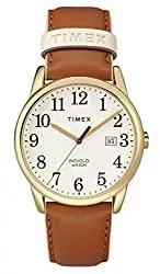Timex Uhren Timex Damen Analog Quarz Uhr mit Leder Armband