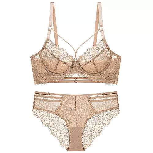 Seven fawns Unterwäsche & Dessous Sexy Dessous Mode Spitze Unterwäsche Set Damen Dicke Stickerei Sammeln BH Set