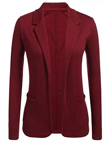 Concep Blazer Concep Damen Blazer mit offener Vorderseite, langärmelig, schmale Passform