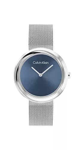 Calvin Klein Uhren Calvin Klein Damen Analog Quarz Uhr mit Edelstahl Armband 25200014