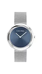 Calvin Klein Uhren Calvin Klein Damen Analog Quarz Uhr mit Edelstahl Armband 25200014