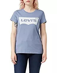 Levi's T-Shirts Levi's Damen The Perfect Tee Seasonal Bw Country Blu T-Shirt