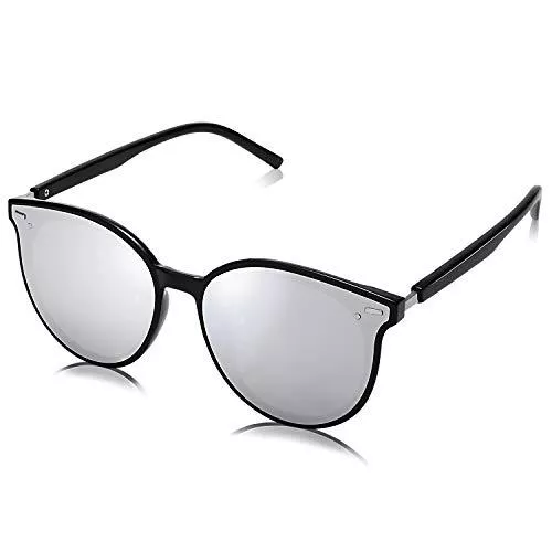 SOJOS Sonnenbrillen & Zubehör SOJOS Klassisch Retro Runde Sonnenbrille Damen Herren Groß Brille BLOSSOM