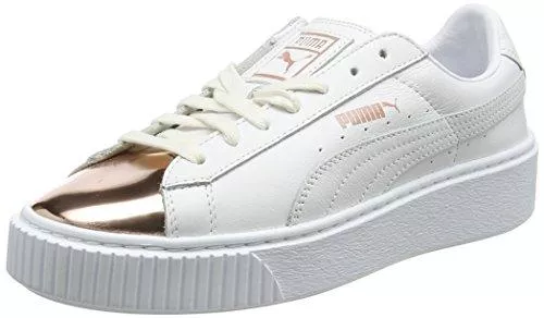 PUMA Sneaker & Sportschuhe PUMA Damen Basket Platform Metallic Sneaker