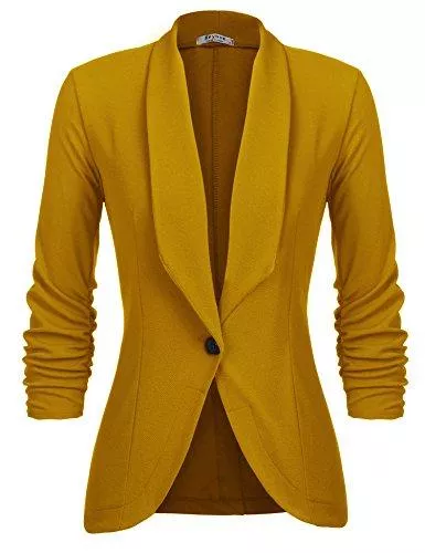 Beyove Blazer Beyove Damen Leichte Regenjacke Wasserdicht Kapuze Mode Outdoor Regenmantel S-XXL