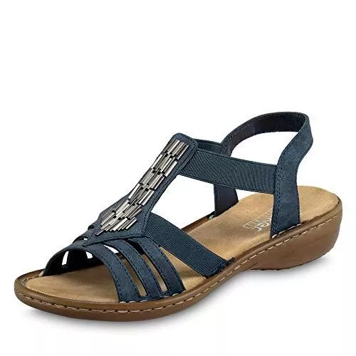 Rieker Sandalen & Slides Rieker Damen Riemchensandalen 60800, Frauen Sandalen