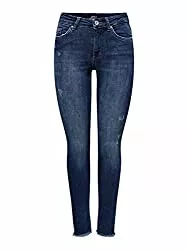ONLY Jeans ONLY Female Skinny Fit Jeans ONLBlush Life Mid Ankle Raw