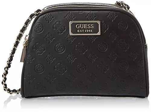 Guess Taschen & Rucksäcke Guess Damen Logo Love Crossbody Top Zip Umhängetasche, Einheitsgröße