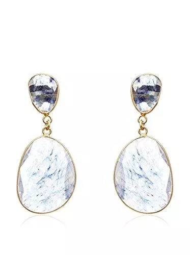 Córdoba Jewels Schmuck Córdoba Jewels | Ohrstecker in Sterling-Silber 925 Vergoldeter. Design Essencia Luxury Diamant Montana Gold