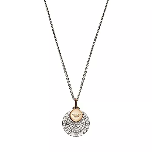 EMPORIO ARMANI Schmuck Emporio Armani Damen-Ketten mit Anhänger &amp; Anhänger EG3374040, Silber ,One Size