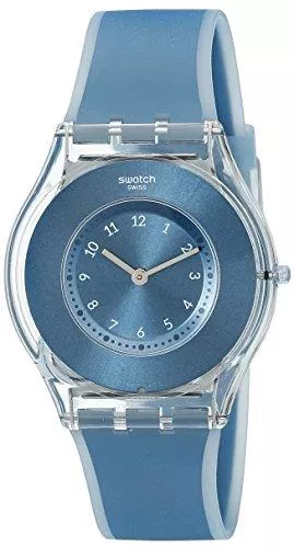 Swatch Uhren Swatch Unisex-Uhr Digital Quarz mit Silikonarmband – SFS103