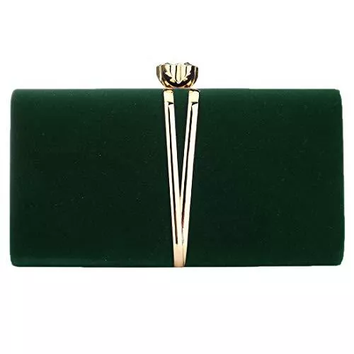 LIRENSHIGE Taschen & Rucksäcke Elegante Damen-Clutch aus Veloursleder-Samt, Schultertasche, für Abendveranstaltungen, Abschlussbälle, Hochzeiten