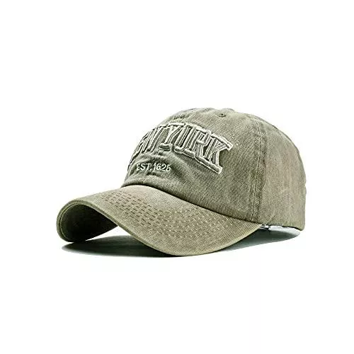 Joligiao Hüte & Mützen Joligiao Baseball Cap Herren Damen Washed Baseballmütze Sport Kappe Verstellbar Snapback Retro Mütze Caps Kappe Baseballkappe Einfarbige Basecap Sommer Trucker Hut Outdoor Freizeit