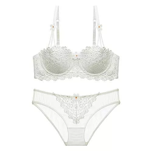 Sexy pajamas Unterwäsche & Dessous 1605 Hersteller senden europäischen und amerikanischen dünne 1/2 1/2 Tasse BH Spitze sexy Stickerei Dessous BH-Set