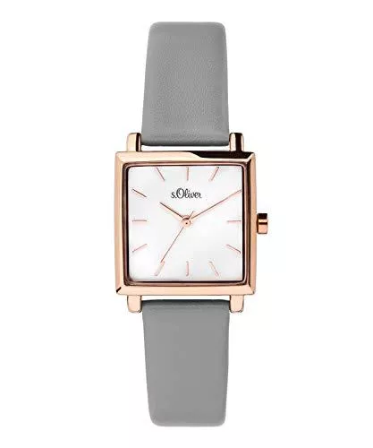 s.Oliver Uhren s.Oliver Damen Analog Quarz Armbanduhr mit Edelstahlarmband
