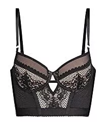 HUNKEMÖLLER Unterwäsche & Dessous HUNKEMÖLLER Vorgeformter Longline-Bügel-BH Malika - Caviar