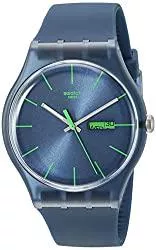 Swatch Uhren Swatch Herren-Armbanduhr Blue Rebel Analog Quarz SUON700