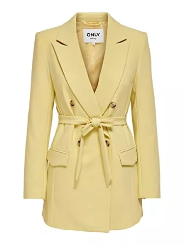 ONLY Blazer ONLY Damen Kurzmantel Blazer ONLGianna Life Damenjacke mit Gürtel