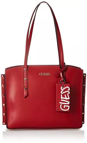Guess Taschen & Rucksäcke Guess Tia Girlfriend Carryall 3 Comp. Kunstleder rot B21GU179