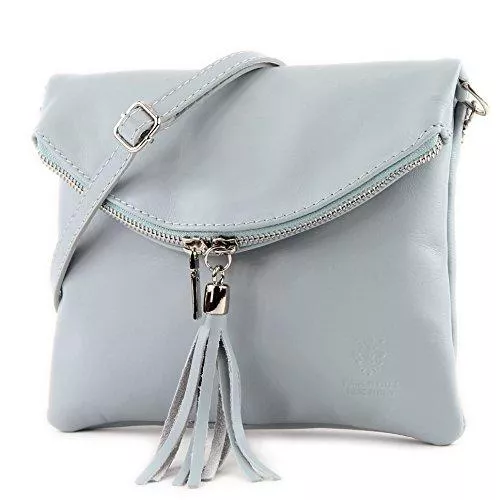 modamoda de Taschen & Rucksäcke modamoda de - T139 - ital Umhängetasche Klein aus Nappaleder