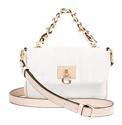 Guess Taschen & Rucksäcke Guess Kobo Mini Crossbody Flap White Multi
