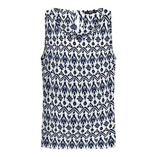 ONLY Ärmellose Blusen ONLY Damen Onlnova Life S/L AOP Ptm Top