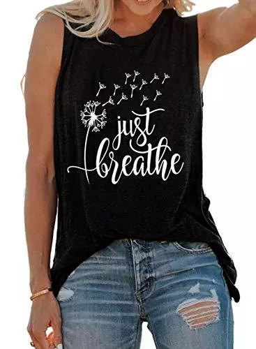 Dokotoo T-Shirts Dokotoo T-Shirt Damen Sommer Kurzarm Oberteile Pusteblume Drucken Tee Tops Casual Rundhals Loose Shirts Blusen S-XXL