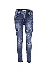 Jewelly Jeans Jewelly Damen Jeans im Used Look 1538