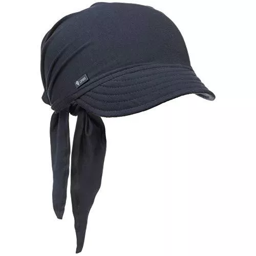 Lipodo Hüte & Mützen Lipodo Bandana Cap mit Schleifenbindung Damen - Sonnencap Handmade in Italy - Kopftuch mit Schirm - Visor One Size (54-60 cm) - Sommercap aus Baumwolle - Mütze Frühjahr/Sommer