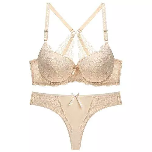MIBKLPG Unterwäsche & Dessous MIBKLPG Frauen BH Set Lace Beauty Back BH Und String Set Unterwäsche Set Fashion BH Set Für Frauen