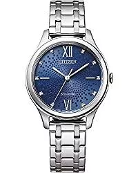 Citizen Uhren Citizen Damen Analog Eco-Drive Uhr mit Edelstahl Armband EM0500-73L