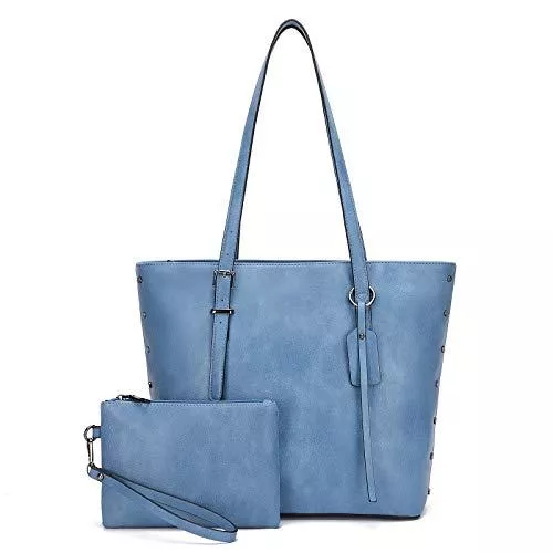 KL928 Taschen & Rucksäcke KL928 Handtasche Damen Shopper Tasche Henkeltasche Schultertasche Damentaschen gross für Damen Geldbörse Frauentasche PU Leder Damenhandtasche 2pcs mit Innentasche Taschen