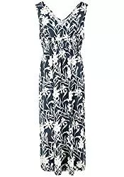 Fransa Freizeit fransa Damen Jerseykleid Shirtkleid Kleid lang 20607570 mit Blumen-Print