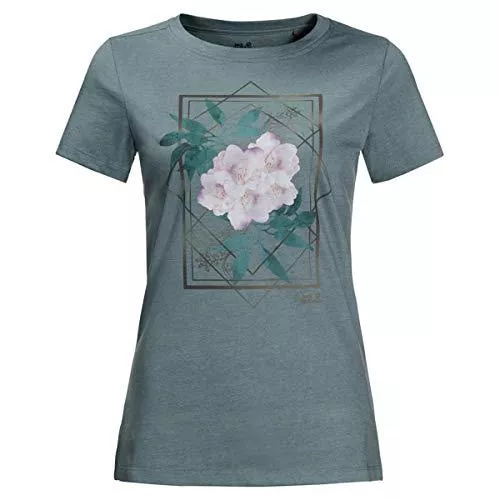 Jack Wolfskin T-Shirts Jack Wolfskin Damen Himalaya Flower T-Shirt Damen T-Shirt
