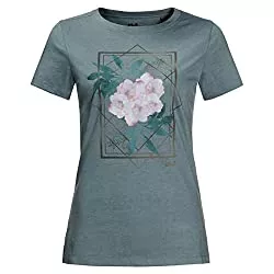 Jack Wolfskin T-Shirts Jack Wolfskin Damen Himalaya Flower T-Shirt Damen T-Shirt