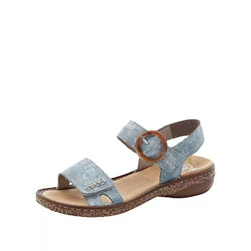 Rieker Sandalen & Slides Rieker Damen Riemchensandalen 628Z3, Frauen Sandalen