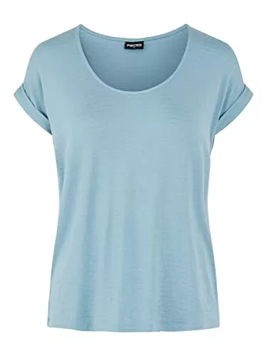 PIECES T-Shirts PIECES PCBILLONE SS TOP Lurex Stripes NOOS