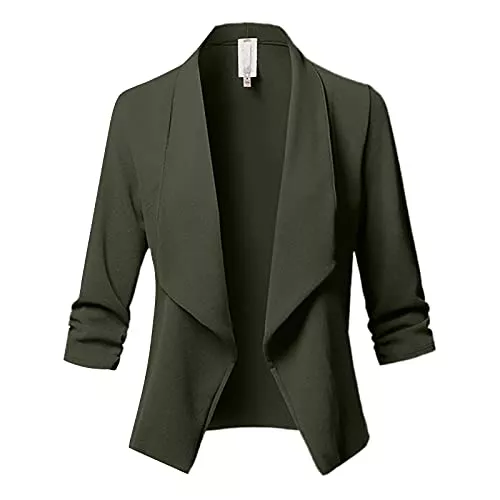 MOMONIHAO Blazer MOMONIHAO Damen Lässiger Business-Blazer Slim Fit Elegant Blazer Jacken