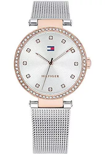 Tommy Hilfiger Uhren Tommy Hilfiger Damen Datum klassisch Quarz Uhr mit Edelstahl Armband 1781863