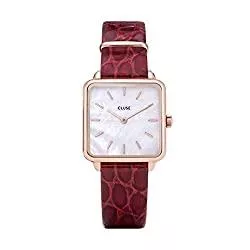 CLUSE Uhren Cluse Damen-Uhren Analog Quarz One Size Rot Leder 32011559